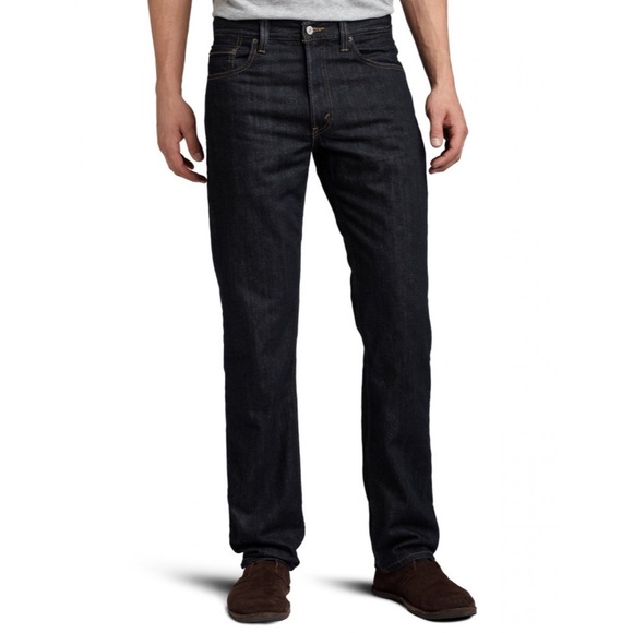 Levi’s 505 Tumbled Rigid Dark Wash Regular Fit Jeans